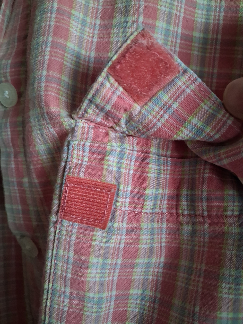 Route 66 Women's Short Sleeve Plaid Button-Down Shirt - Pink/White - 18 W - Picture 7 of 7